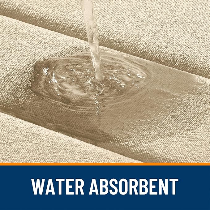 OLANLY Memory Foam Bath Mat 34x21, Super Soft Absorbent Bathroom Rugs, Quick Dry - Image 4