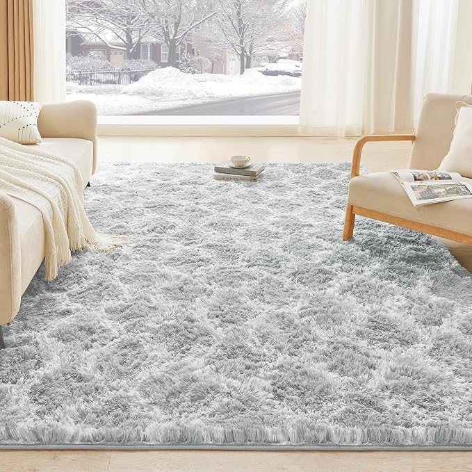 Litanika 6x9 Geometric Shag Area Rug - Image 2