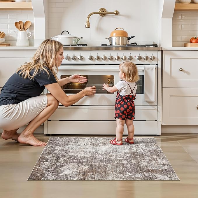 2x3 Washable Non-Slip Area Rug – Small Throw Rug - Image 3