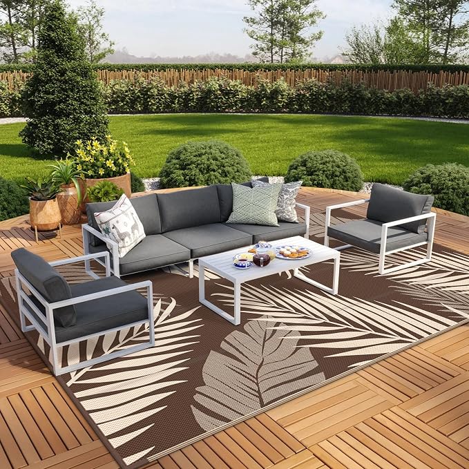 GENIMO Outdoor Rug 9' x 18' Waterproof - Image 4