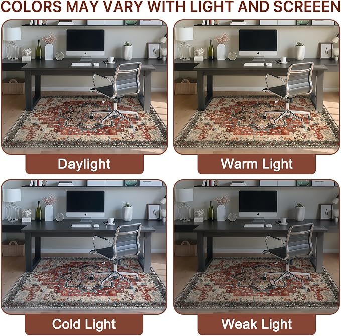 36"x60" Office Chair Mat for Hardwood Tile Floor, Under Desk Carpet Protector - Image 6