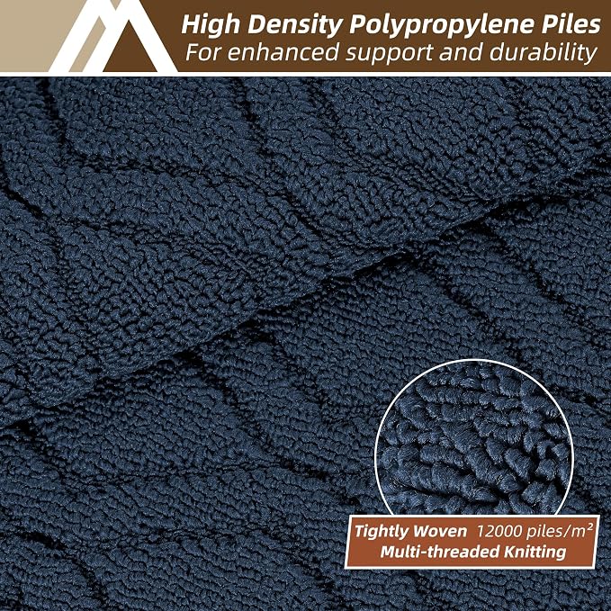 COSY HOMEER Kitchen Rugs 24"x35" Non-Slip Washable Kitchen Mats - Image 3