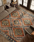 BESTSWEETIE Area Rug 6x9 Rug Machine Washable Non-Slip Low Pile Print Pattern by BESTSWEETIE