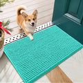 OLANLY Dog Door Mat for Muddy Paws 24x16, Ultra Absorbent Chenille Mud Doormat by OLANLY