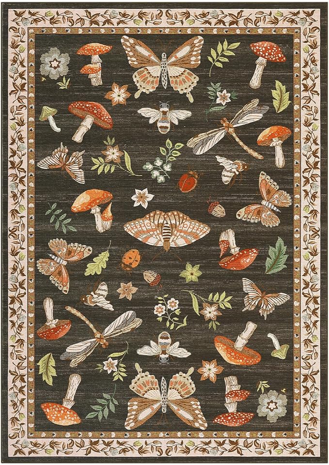 4x6 Rug Non-Slip Washable Carpet - Image 8