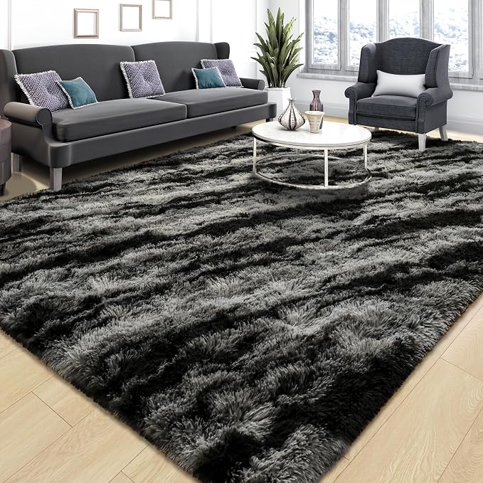 Tepook Fluffy Large Rugs for Living Room, 8x10 Area Rugs for Bedroom, Modern - Image 2