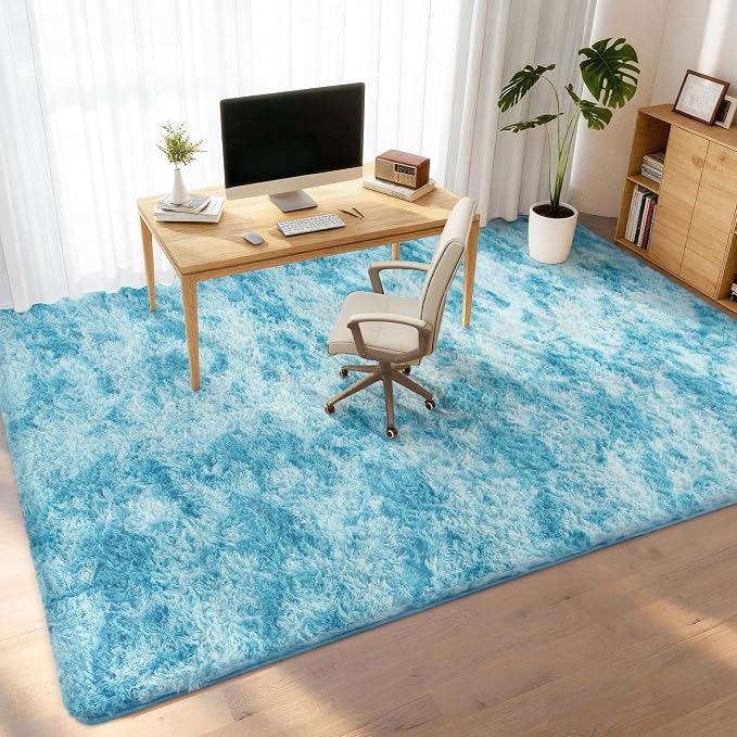 Litanika 8x10 Fluffy Shag Faux Fur Area Rug - Image 3