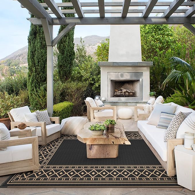 GENIMO Outdoor Rug Waterproof 8'x10' - Image 2