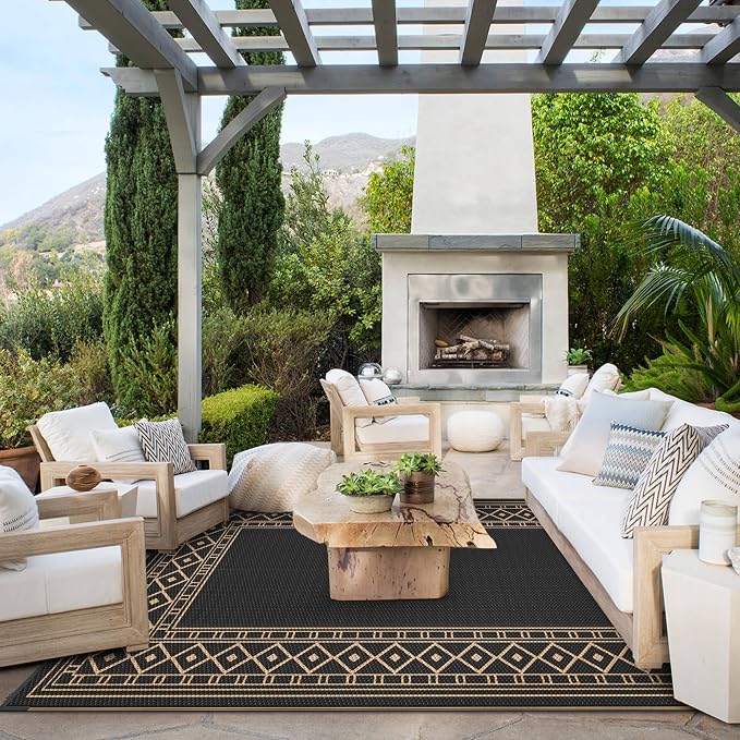 GENIMO Outdoor Rug Waterproof 9'x12' - Image 2
