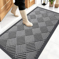 OLANLY Front Door Mat Outside Entrance 47x23, Heavy Duty Sturdy Natural Rubber by OLANLY