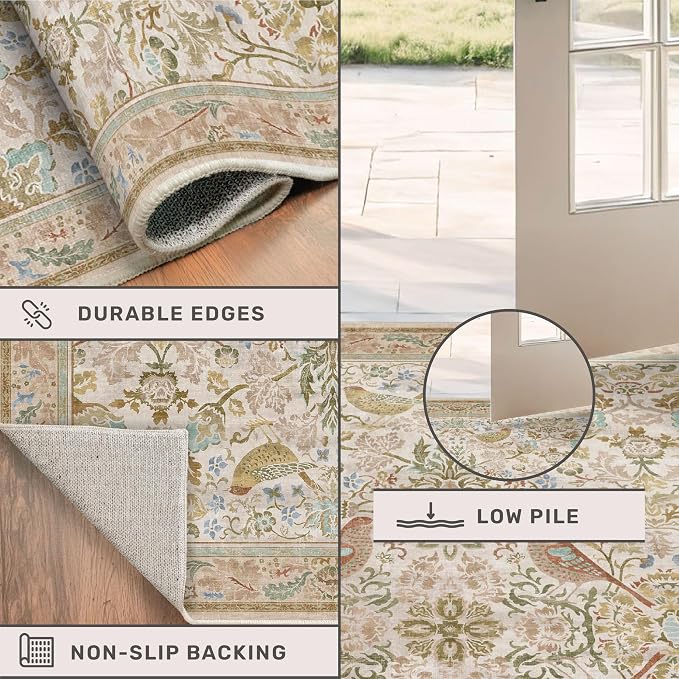 Washable Area Rugs 5x8 for Bedroom - Image 5