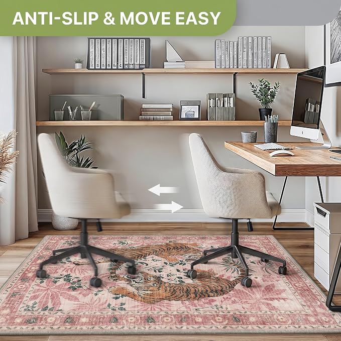 36"x48" Office Chair Mat for Hardwood Tile Floor, Under Desk Carpet Protector - Image 3