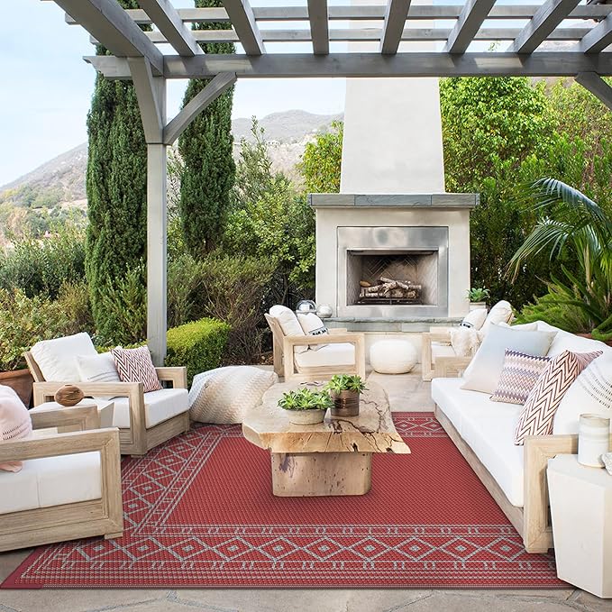 GENIMO Outdoor Rug Waterproof 8'x10' - Image 2