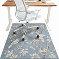 36"x60" Office Chair Mat for Hardwood Tile Floor, Under Desk Carpet Protector by BESBLEE