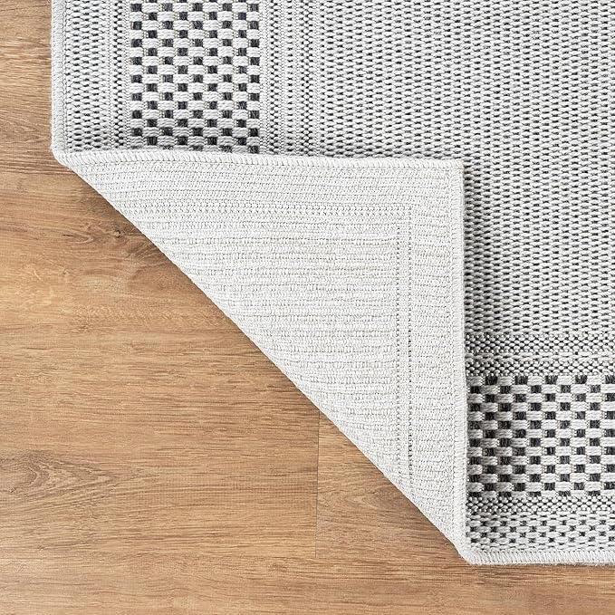 CAMILSON Easy Jute Rug 2x3, Indoor Outdoor Off-White Color Fiber Area Rugs - Image 5