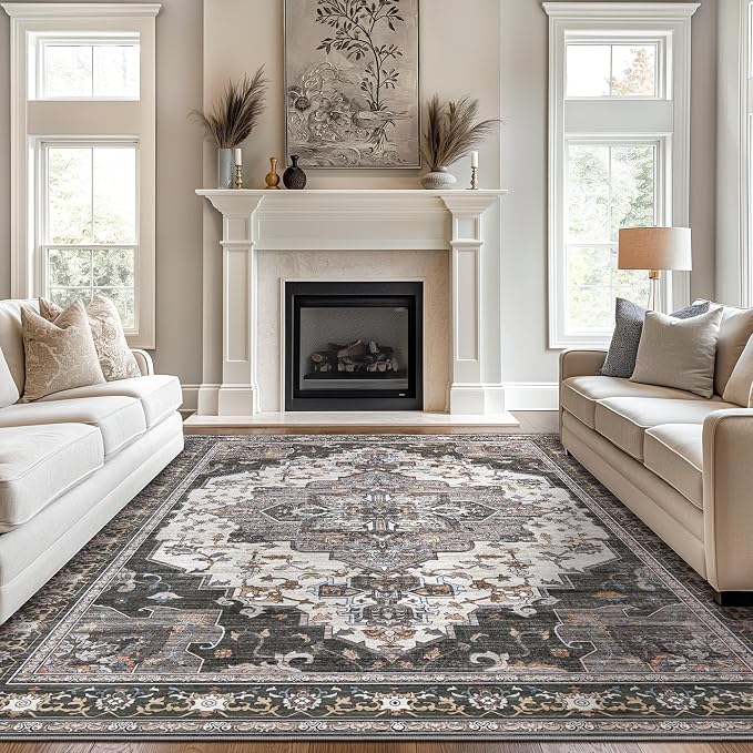 BEIMO Area Rugs 8x10 for Living Room Bedroom, Modern Vintage Machine Washable - Image 7