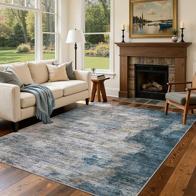 DMOYEST 10x12 Area Rug for Living Room, Washable & Non Slip Large Indoor Carpet - Image 4