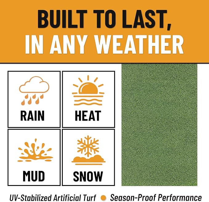 Ottomanson Artificial Turf Mat Pro 31" x 2', Indoor Outdoor Fake Grass Mat - Image 5