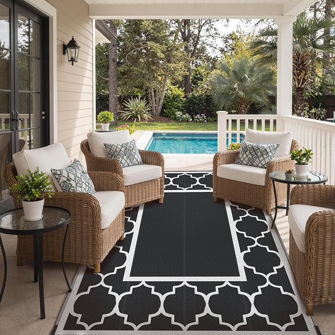 GENIMO 5' x 8' Outdoor Rug Waterproof - Image 6