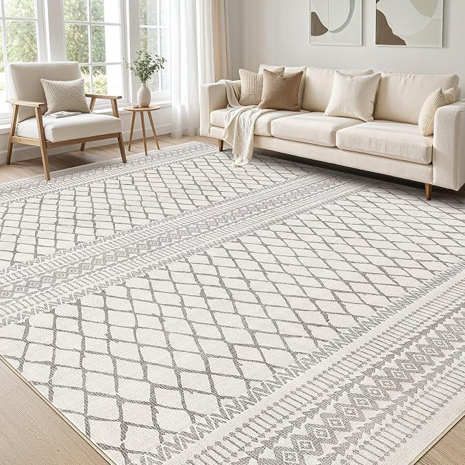 cotiled 5x8 Area Rugs Living Room Rug: Washable Boho Rugs by COTILED