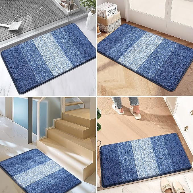Kitinjoy Indoor Outdoor Door Mat, 44x32 Non-Slip Absorbent Dirt Trapper - Image 6