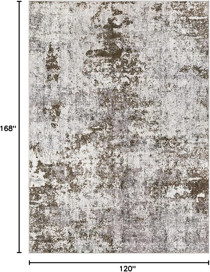 DMOYEST 10x14 Area Rug for Living Room, Washable & Non Slip Large Indoor Carpet - Image 2