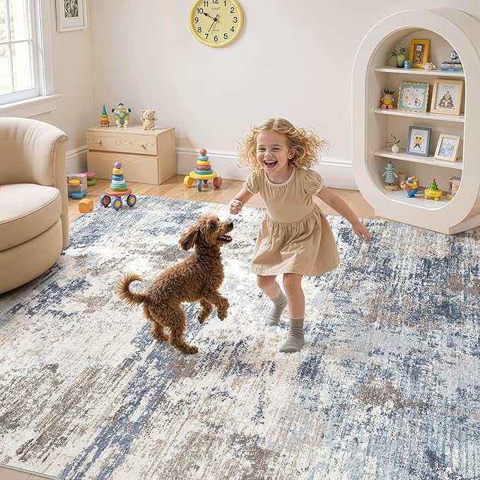 UERMEI 8x10 Area Rug Living Room Rugs - Image 4
