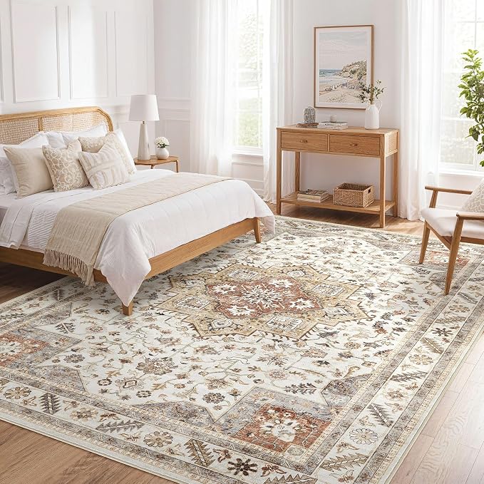 Vintage Living Room Area Rug 8x10 - Image 8