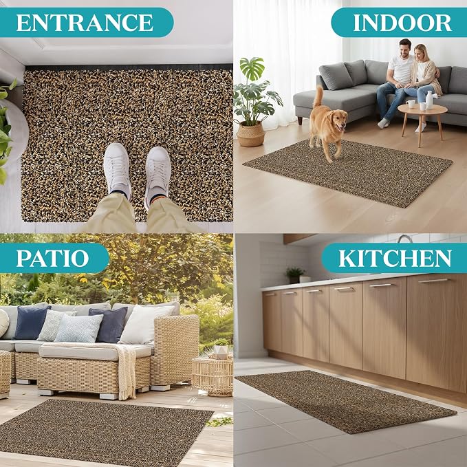 Premium Microfiber Indoor Door Mat – 24"x36" Washable Entry Mat, Waterproof - Image 6