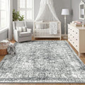 CAPALOCA Machine Washable Rugs Nursery Rug Sq8ft Cute Girl Non Slip Low Pile by CAPALOCA