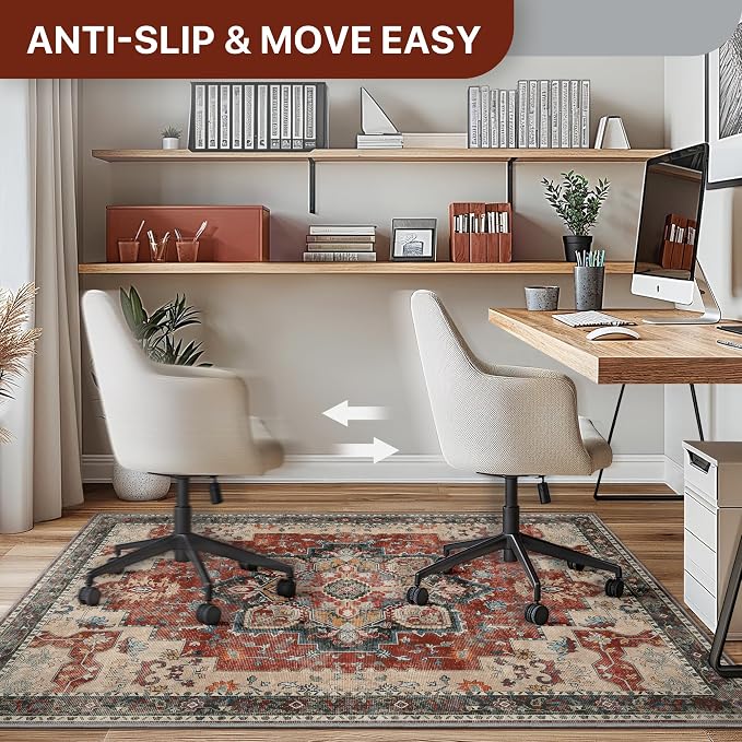 30"x48" Office Chair Mat for Hardwood Tile Floor, Under Desk Carpet Protector - Image 5