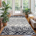 KUTA 4x6 Rug Boho Rugs for Living Room, Moroccan Washable Kitchen Rug Non Slip by KUTA
