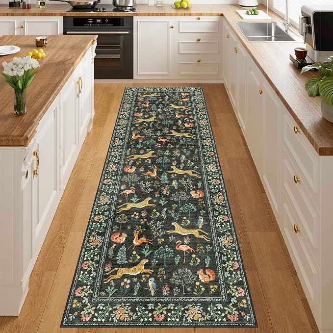 DUKINO 2x6 Rug for Hallway, Washable Kitchen Runner Rug - Image 5
