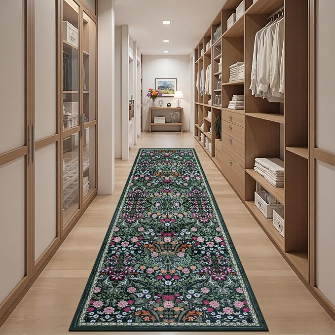 Runner Rug for Entryway: 3x10 Kitchen Rugs Non Slip Washable Ultra-Thin Soft - Image 5