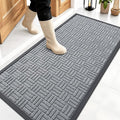 OLANLY Front Door Mat Outside Entrance 47x23, Heavy Duty Sturdy Natural Rubber by OLANLY