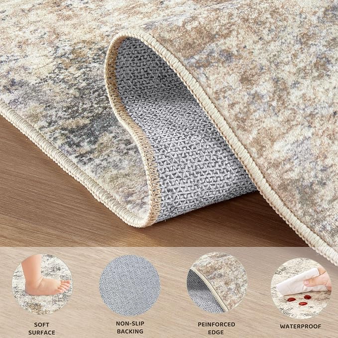 UERMEI 6ft Round Area Rug Living Room Rugs - Image 8