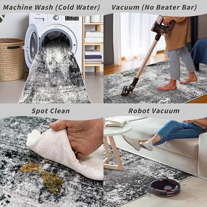 3x6 Non-Slip Washable Kitchen Rug - Image 7
