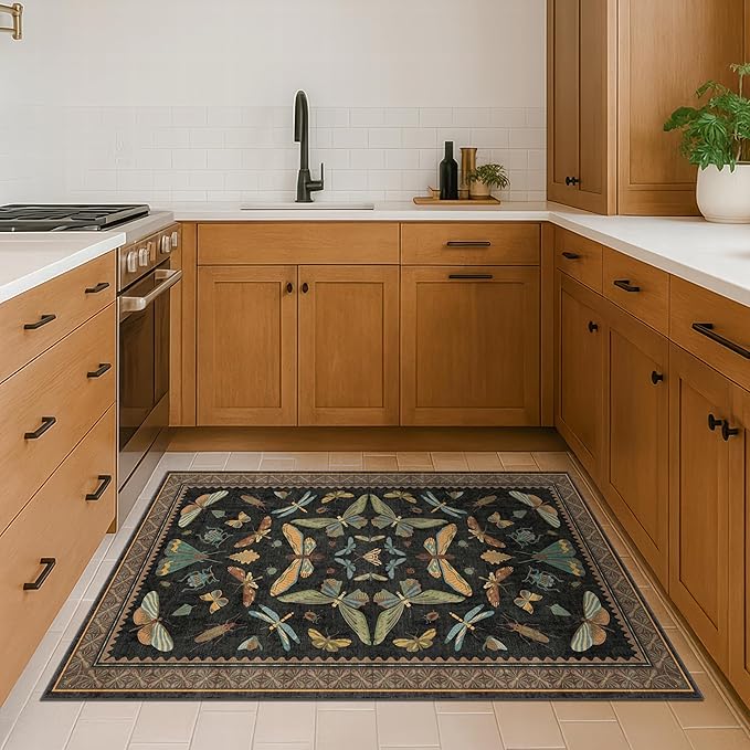 3x5 Entryway Rug Non Slip Washable - Image 3