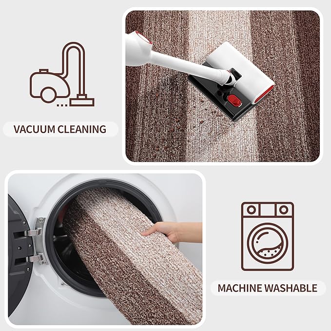 Kitinjoy Indoor Outdoor Door Mat, 36x24 Non-Slip Absorbent Dirt Trapper - Image 5