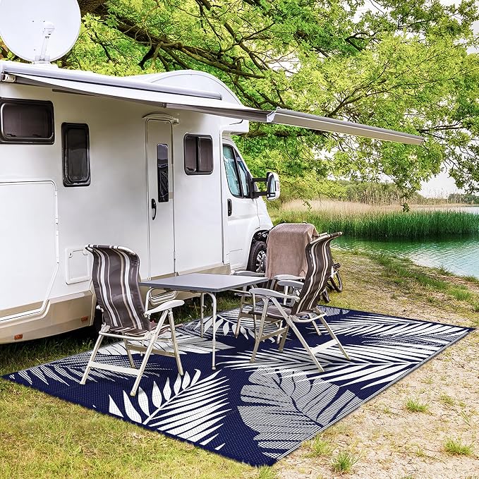 GENIMO Outdoor Rug 9' x 12' Waterproof - Image 5