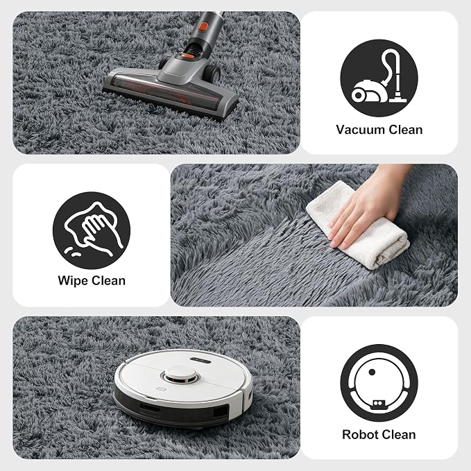 9X12 Large Area Rugs for Living Room Bedroom, Big Shag Rug for Bedroom Dorm - Image 6