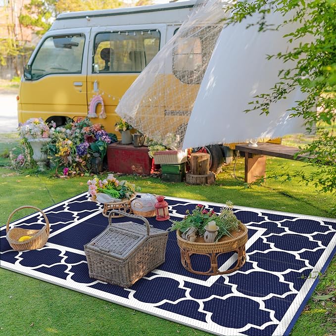 GENIMO 6' x 9' Outdoor Rug Waterproof - Image 3