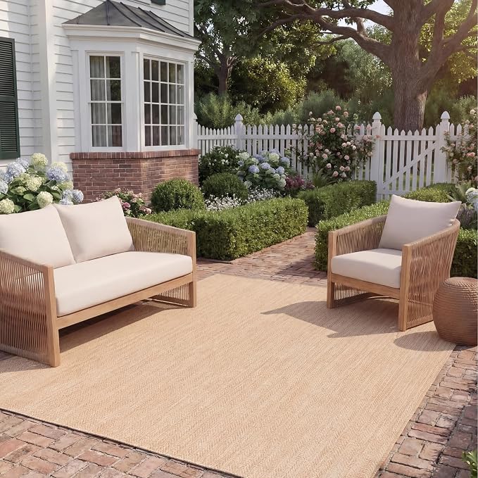 SAFAVIEH Outdoor Area Rug 8x11 - Image 12