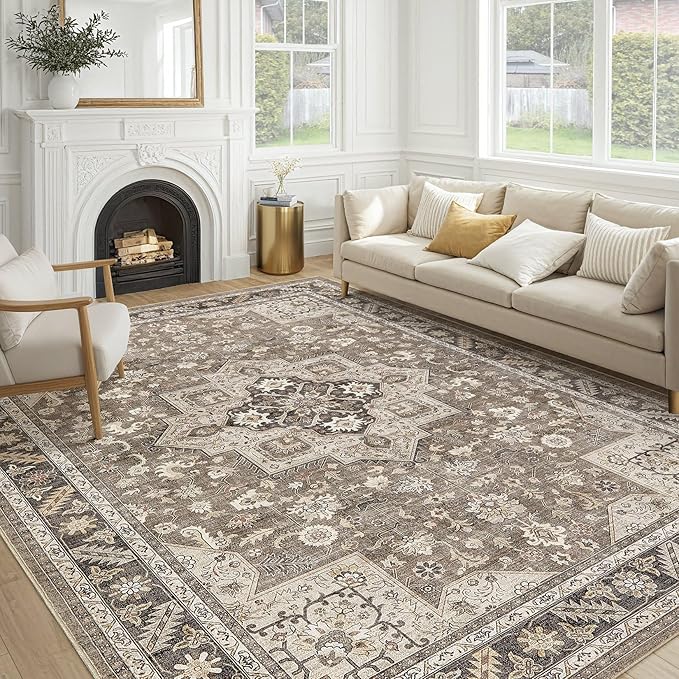 Vintage Living Room Area Rug 9x12 by COTILED