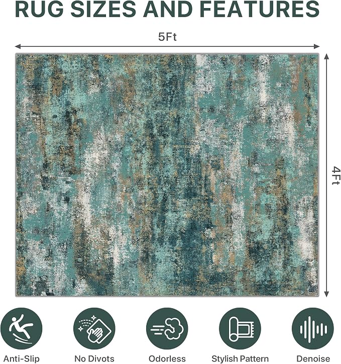 48"x60" Office Chair Mat for Hardwood Tile Floor, Under Desk Carpet Protector - Image 9