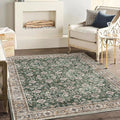 CHAMPLANT Area Rug 5'x7' Washable Rug Vintage Traditional Floor Cover Thin by CHAMPLANT