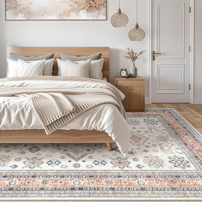 Vintage Living Room Area Rug 9x12 - Image 6
