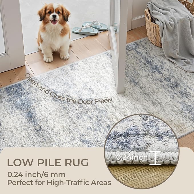 Washable Runner Rug 2.5x16, Non-Slip Long Kitchen Mats - Image 6