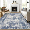 7x9 Area Rug Living Room: Washable Large Abstract Modern Soft Rug Stain by LOONGRUG