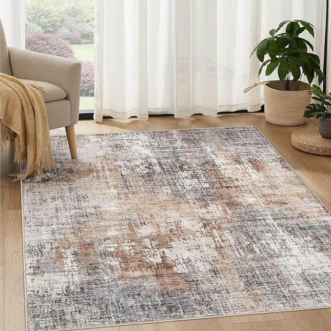 DMOYEST Square Area Rug Living Room Rugs by DMOYEST